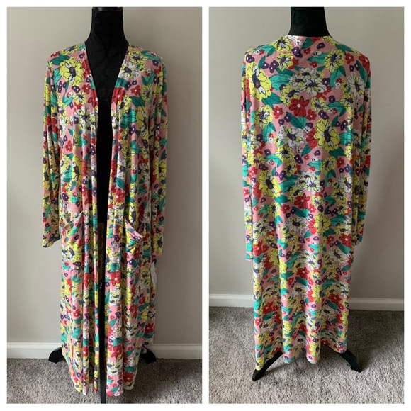 LuLaRoe Sweaters - LuLaRoe Floral Cardigan - Multicolor